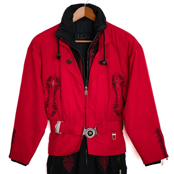 Vintage Bogner Y2K NWT Embroidered One Piece Ski Suit Women's 8 Made in USA - Picture 2 of 16